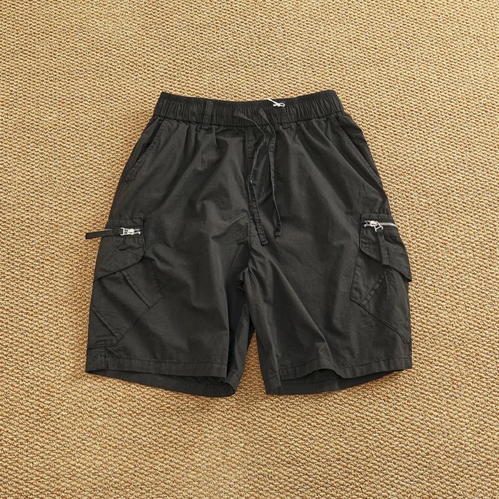 Multi-pocket Cargo Shorts Men Wear American Outdoor Casual Loose Fashion Pants In Summer