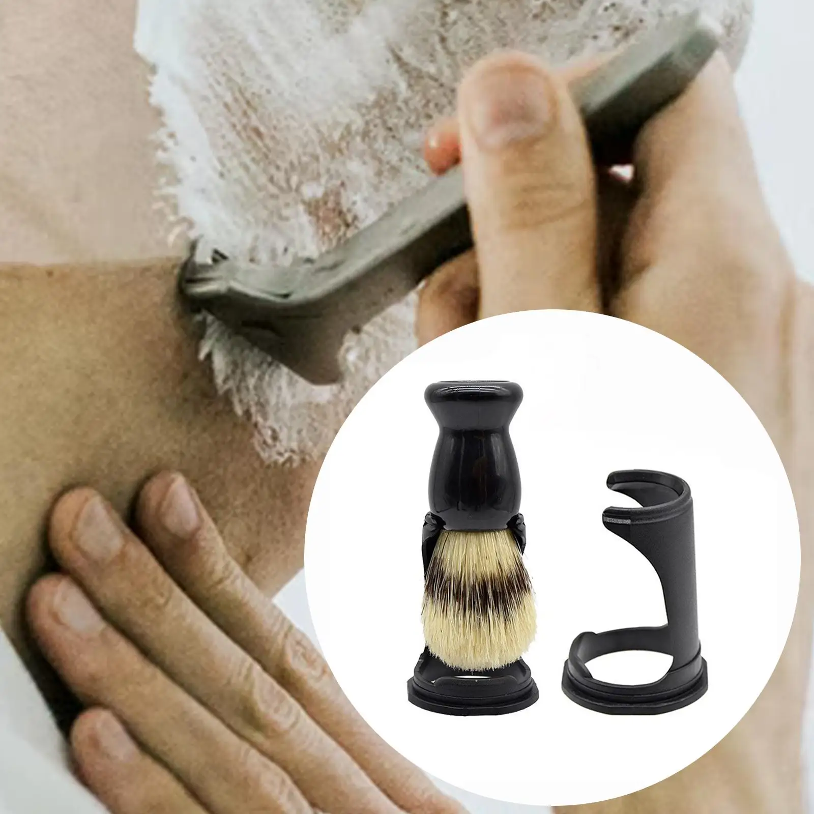 Prático ShaveBrush Stand, Safety Shaver, estabilidade extra