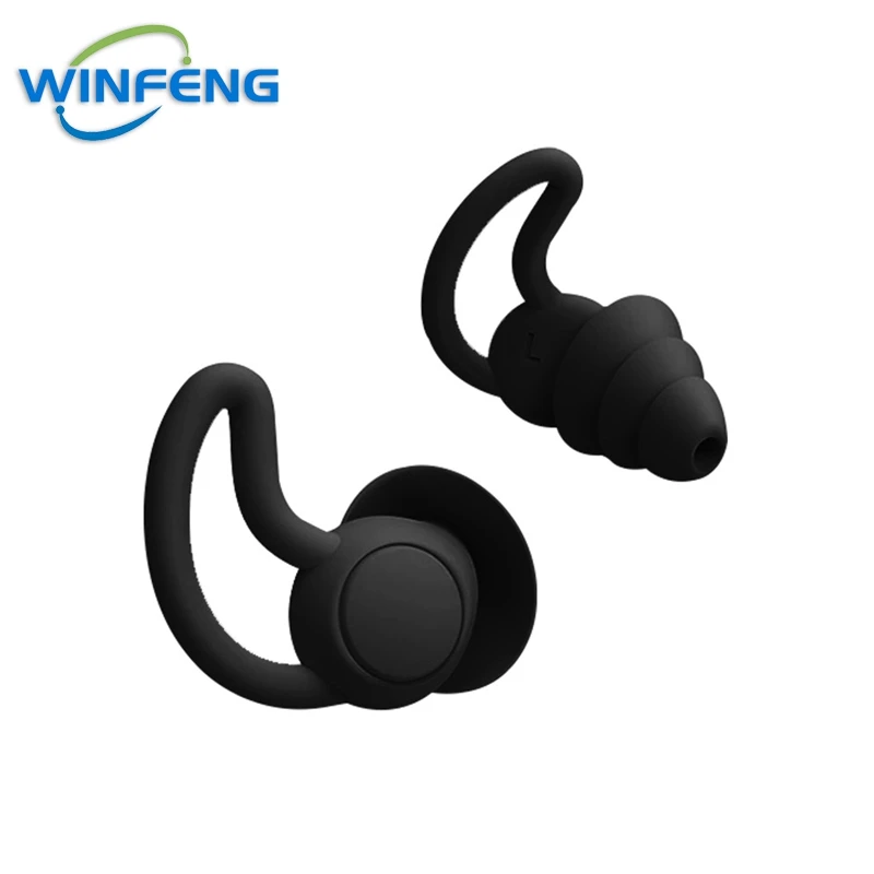 Soft Silicone Swimming Earplugs Soundproof Sleeping Ear Plugs Waterproof Snorkeling Surfing Anti-noise Ear Muffs