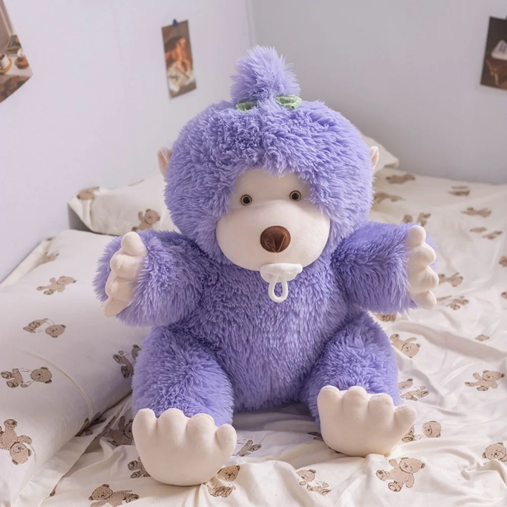 

Plushie Toy Fluffy Pacifier Monkey Plush Toy Soft Stuffed Monkey Stuffed Doll Kawaii Cartoon Animal Monkey Doll Party Decorate