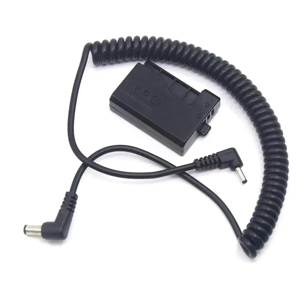 LP-E10 LC-E10 E10C DR-E10 Dummy Battery 5.5mm*2.1mm Male Spring Cable for Canon EOS 2000D 1200D 1300D 1500D X50 X70 T7 T5 T6