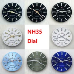 Watch dial green Luminous 28.5mm dial Suitable for NH35 /NH36 movement watch accessories