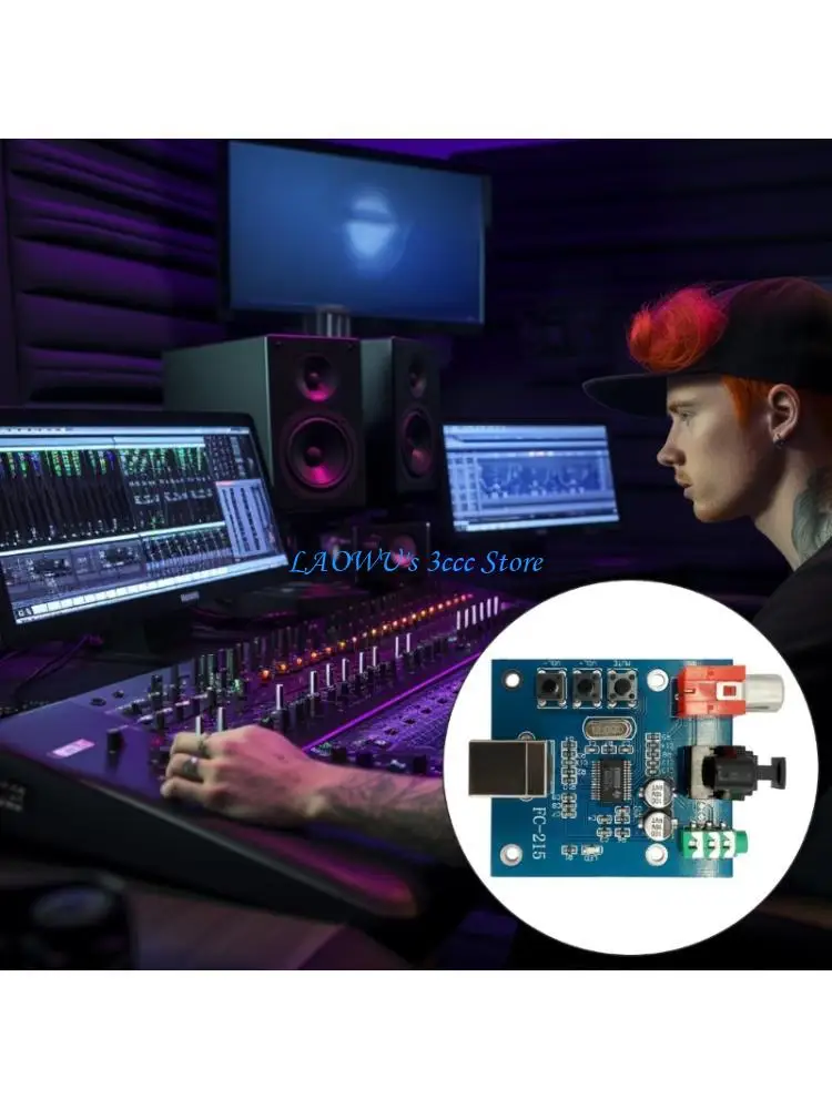

Y8AD Professional USB Sound Card PCM2704 Chip For HiFi Sound SPDIF Digital Analog Conversion