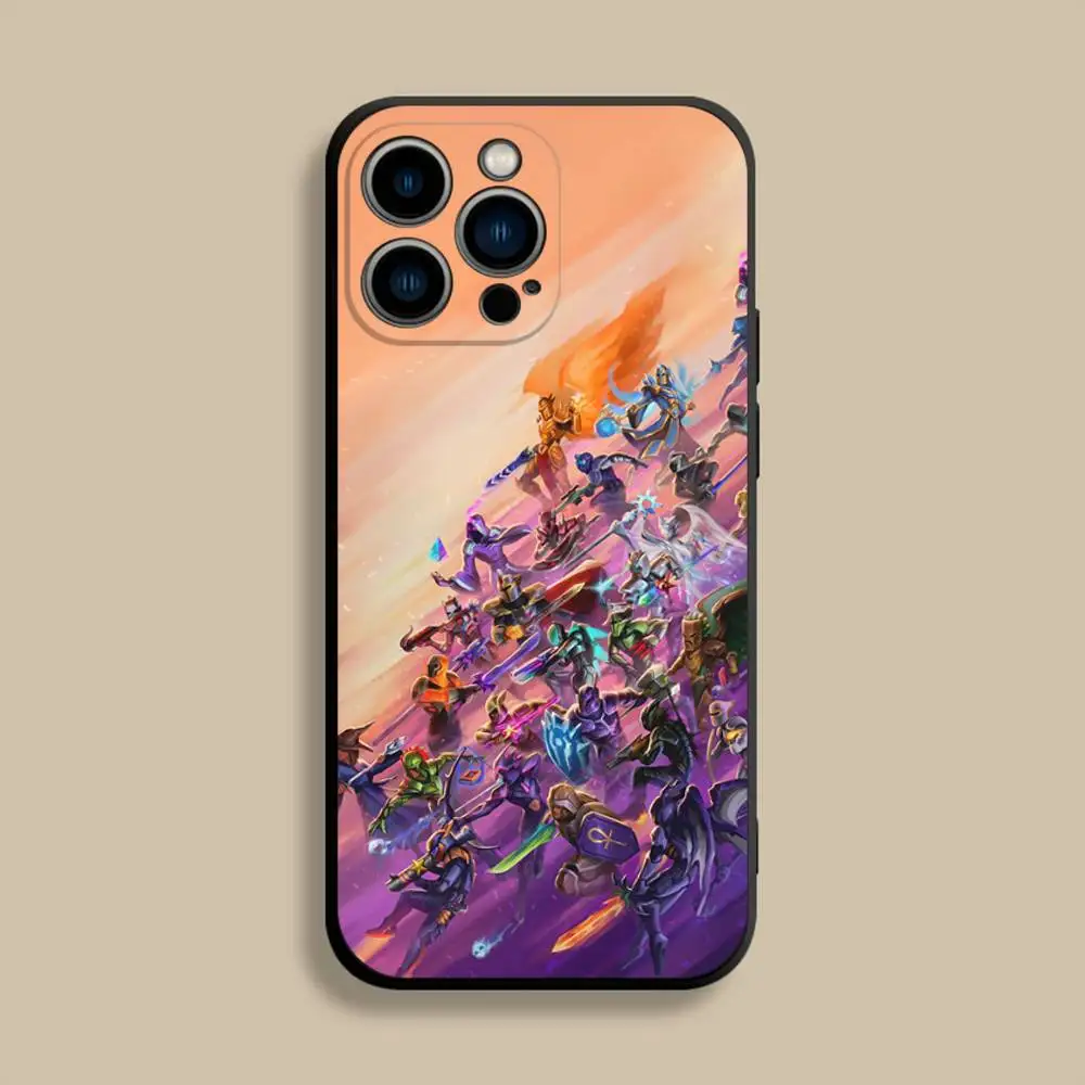 حافظة هاتف D-Dota-a 2 رائعة لهاتف iPhone 17,16,15,14,13,12,Pro,Max,Plus,E,SE4,Air,غطاء ناعم أسود صغير #6