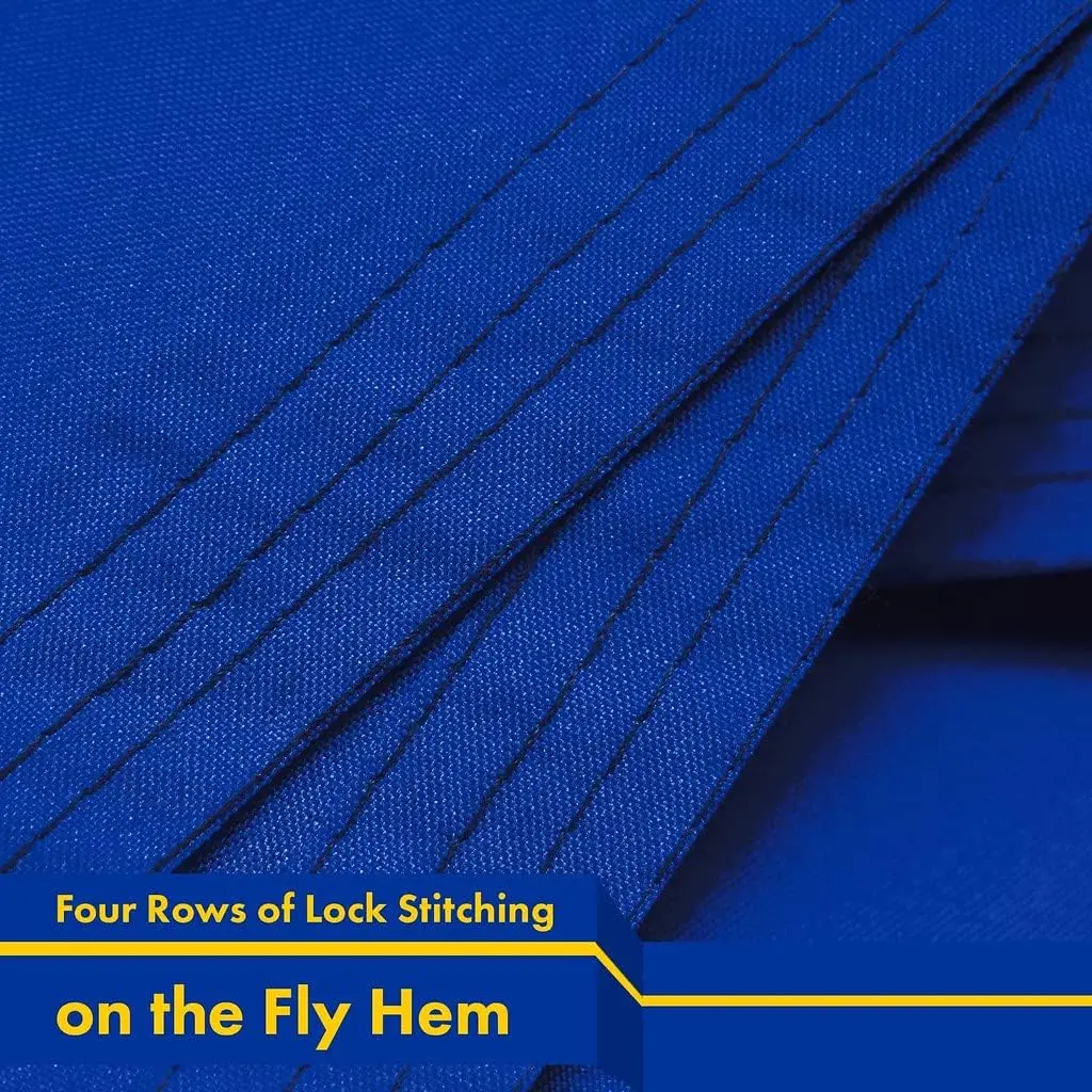 FLAGLINK علم الاتحاد الأوروبي 90X150 سنتيمتر في الهواء الطلق المطرزة 12 نجوم دائم أكسفورد النايلون رباعي مخيط الحلقات النحاسية أوروبا #5