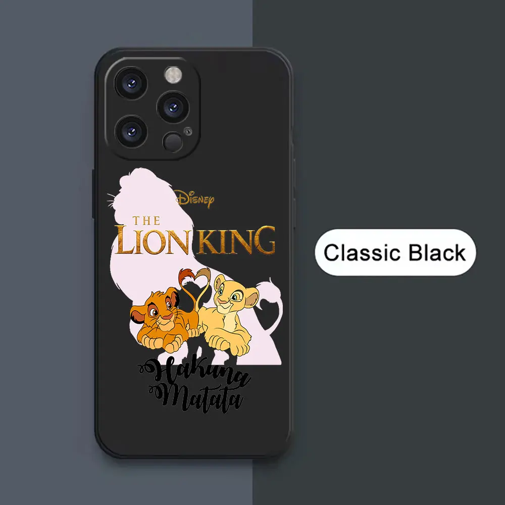 The Lion King HAKUNA MATATA For iPhone 16 Pro Max Case For iPhone 16 15 14 13 12 11 Pro Max Plus Mini Case Liquid Silicone Cover