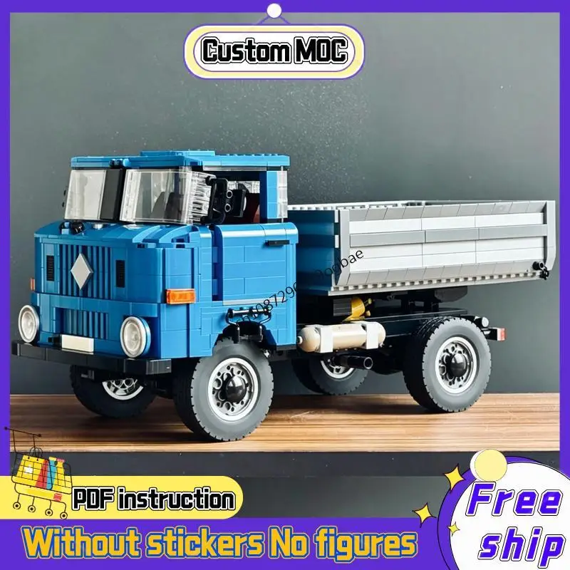 1460PCS IFA W 50 TGX Engineering Container tractor unit Dump Truck model DIY creative technology Assembly Puzzle birthday Gift