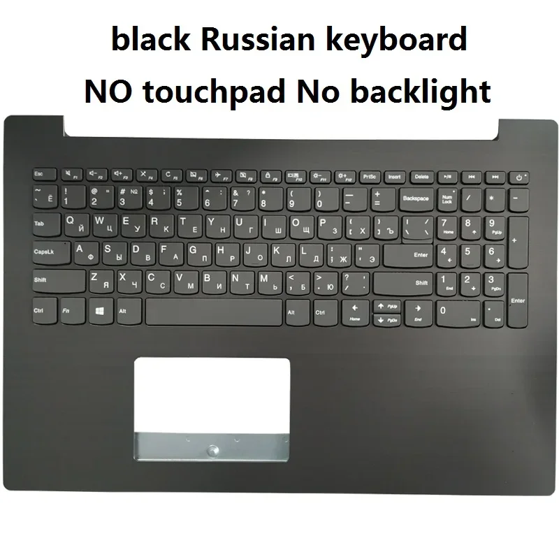 Imagem -02 - para Lenovo Ideapad 32015 320-15isk 320-15iap 320-15ast-15ikb-15abr Palmrest Superior Russo Eua Reino Unido Francês Espanhol Teclado de Laptop