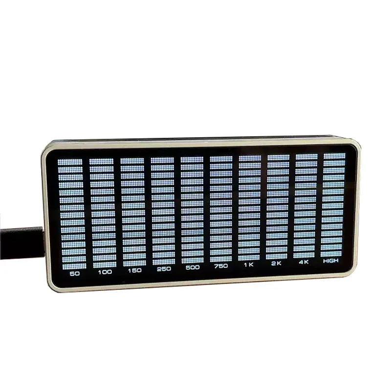 AK1016 LED espectro de música LED indicador de nivel de Audio pastilla ritmo amplificador de luz VU medidor para reproductor de Audio de coche lámparas de atmósfera