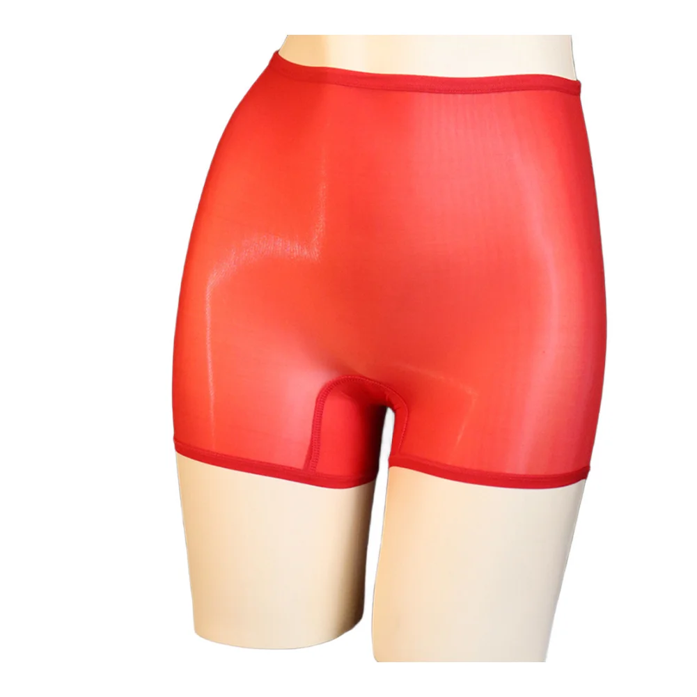 

Мужские легкие трусы-боксеры с эффектом масляного блеска, прозрачные, сексуальные, эластичные, нижнее белье, шорты-боксеры для мужчин