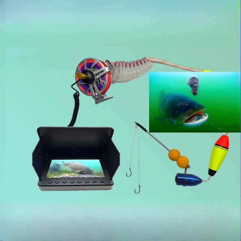 New visual fishing bottom fishing float fishing silver carp and bighead carp watching the fish bite the hook and eat the bait
