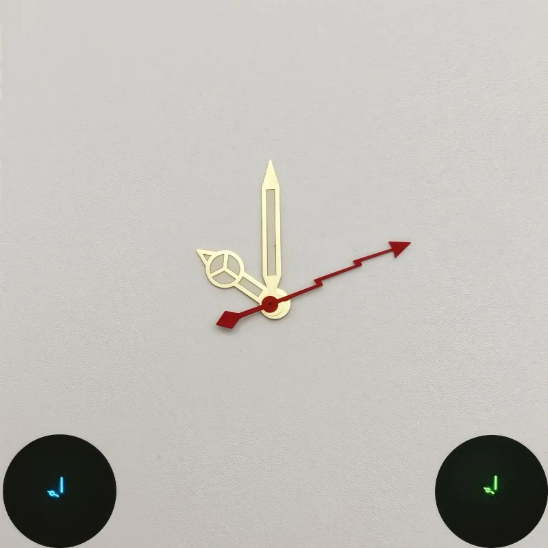 For NH35/NH36 watch hands watch modification accessories standard hands with colored lightning needles strong green ice blue