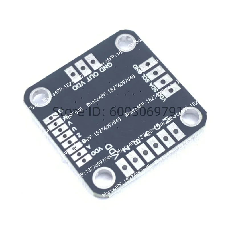 MT6701QT magnetic encoder module, magnetic induction Angle measurement sensor module, 4 communication interface