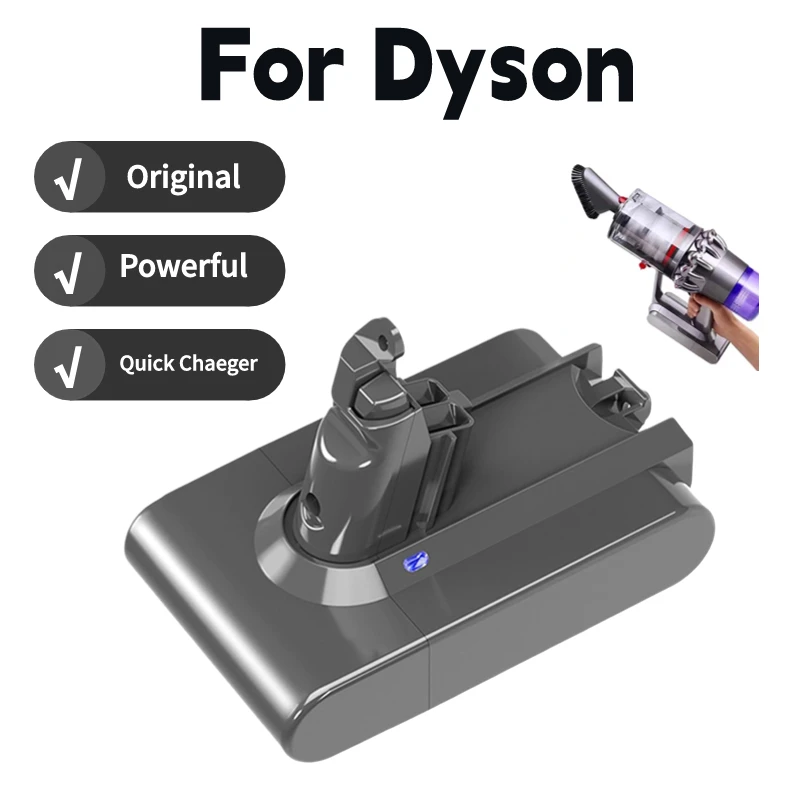 Сменный аккумулятор Dyson V8, 21,6 в, 38000 мАч, для пылесоса Dyson V8