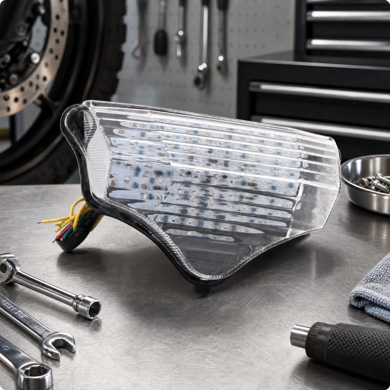 Motorcycle Rear Tail Lamp for FZ 600 2004 2008 Custom Engineered Light Unit Durable PMMA Lens