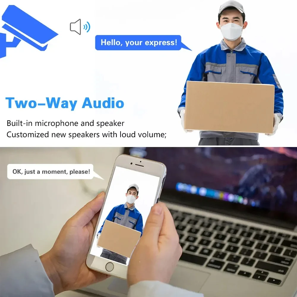 4K 8MP Dual Lens POE IP Camera ONVIF per sistema NVR Outdoor Waterproof 8X Zoom Security Surveillance CCTV IP Camera Smart PTZ