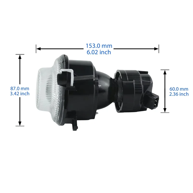 1 шт. для Smart Fortwo 450 1998-2007 передний левый бампер противотуманная фара лампа 0002902V00