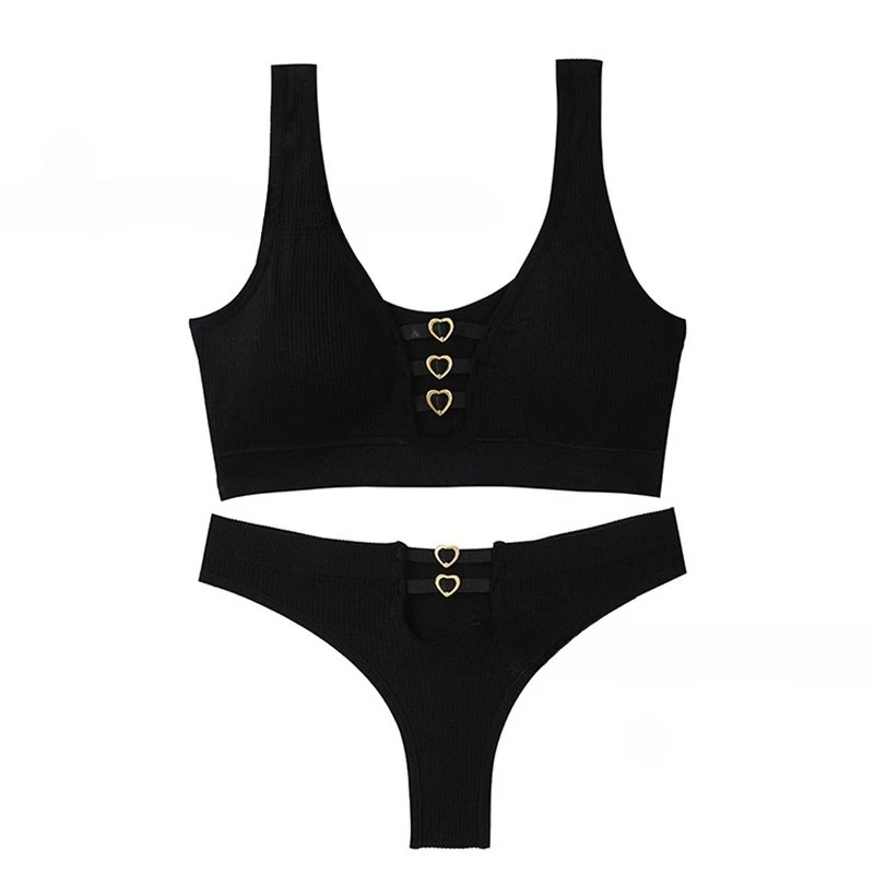 

Hollow Out Women's Underwear Sexy Seamless Comfortable Close Fitting Women's Suit Gather Together Breathable Sports Women's Top