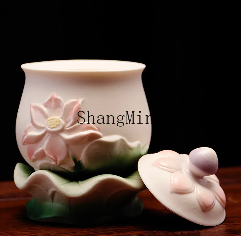 

DSA Buddha water cup in front of the Buddha Ceramic Guanyin Buddhist Hall for holy water water purification cup Buddhist