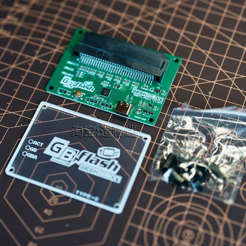 2,9-дюймовая карта для игр GBflash GBA GBC GB, программатор, устройство для импорта/экспорта архивов, дампер Chisflash