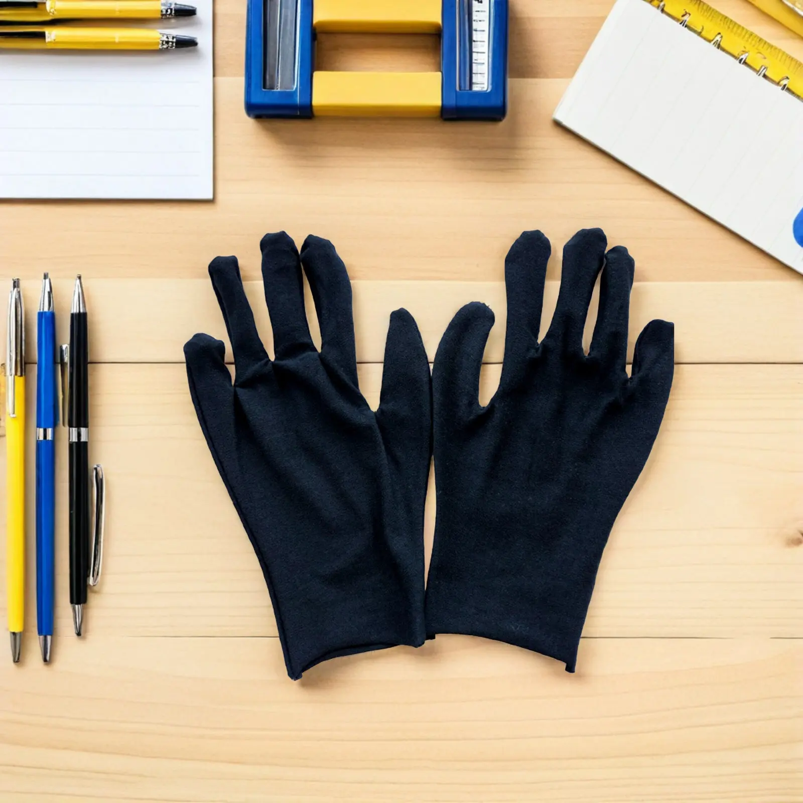 12Pairs Premium Cotton Working Gloves Waterproof Breathable Anti-Slip Wear-Resistant Gloves for Men Women Gardeners