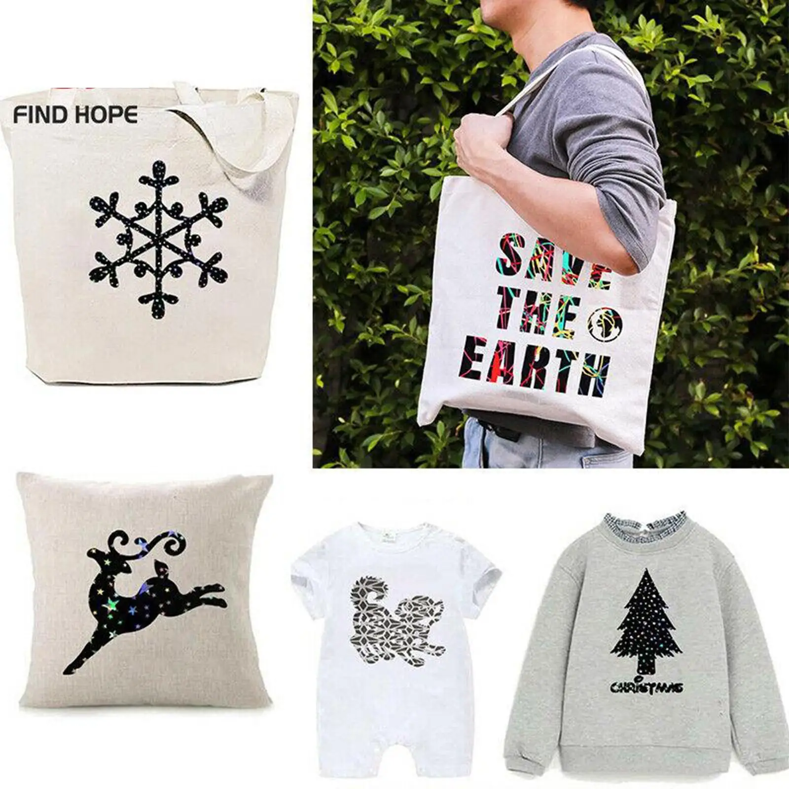 Pvc Free Heat Transfer Vinyl 25x30cm for T Shirts Jeans Hats Bags DIY Projects