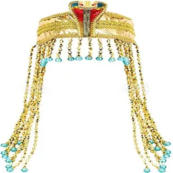 Antique Egypt Queen Headdress Snake Headband Crown Fashion Egyptian Theme Costume Accessories Stage Performance