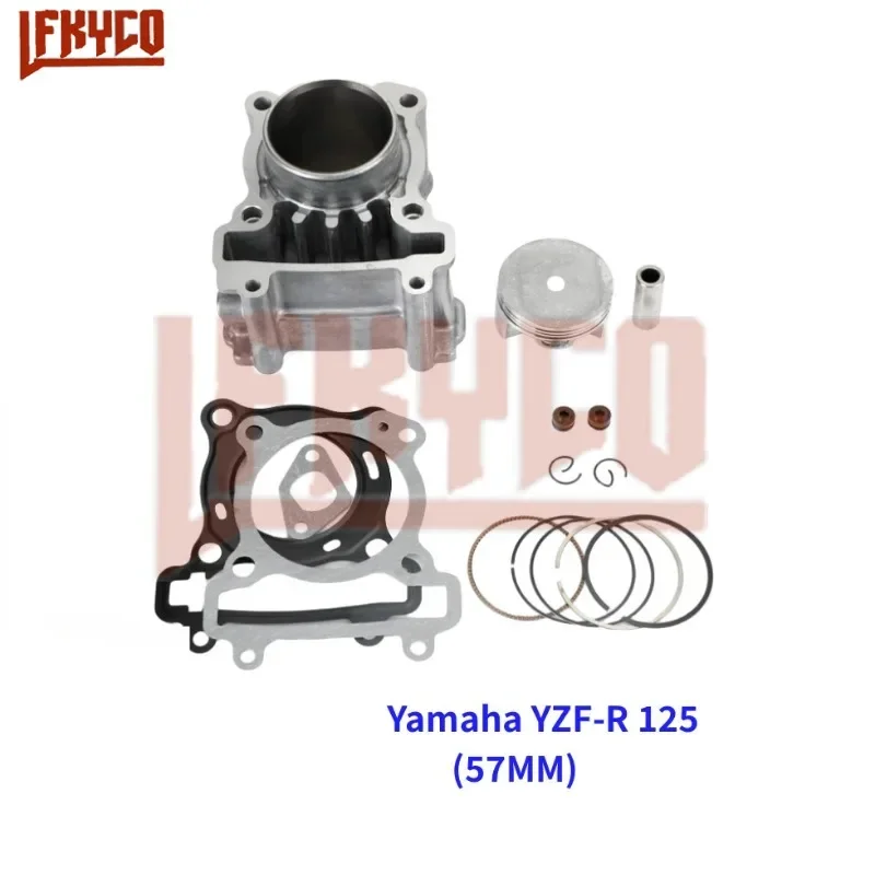 

150cc 57mm Bore Engine Cylinder Kits for Yamaha YZF-R125 WR125 TE125 XMAX 125 To150 Piston Rings Tool Motorcycle ATV Accessories