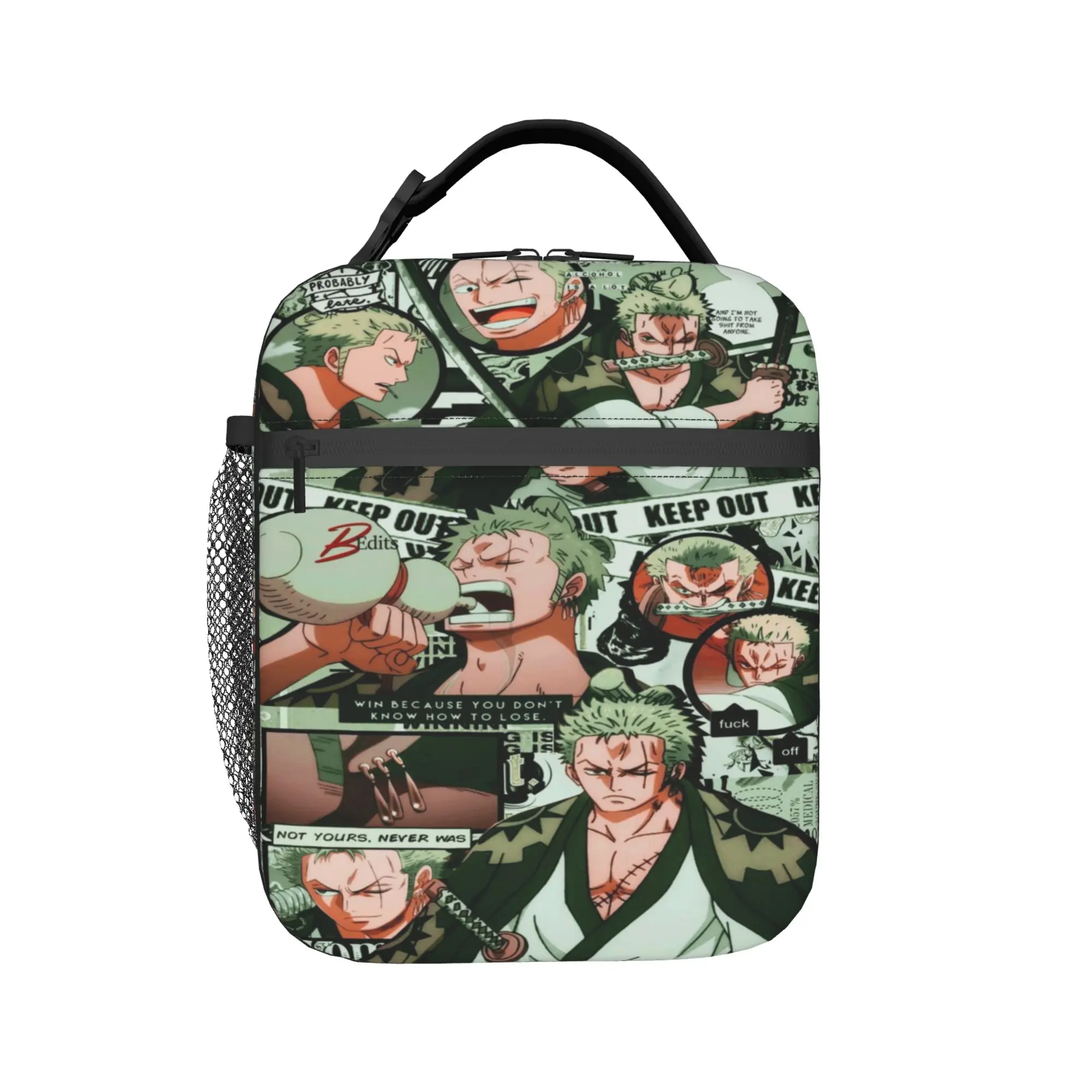 

Insulated Lunch Box luffys o-one-piece-e zoro Accessories Lunch Container Unique Design Thermal Cooler Bento Box For Work