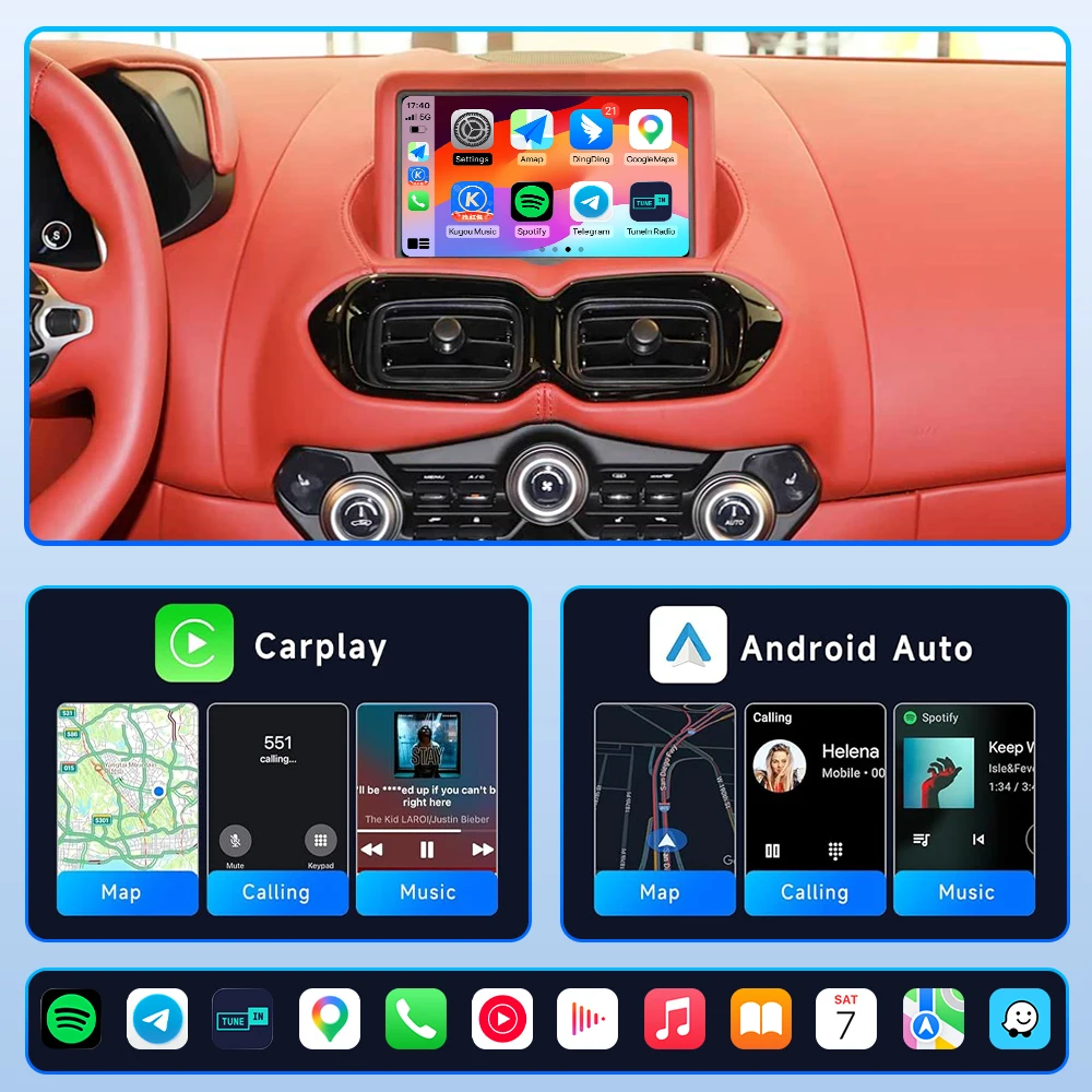 Wireless CarPlay Android Auto Interface for Aston Martin Vantage DB11 Vantage Car Play Mirror Link AirPlay Navigation