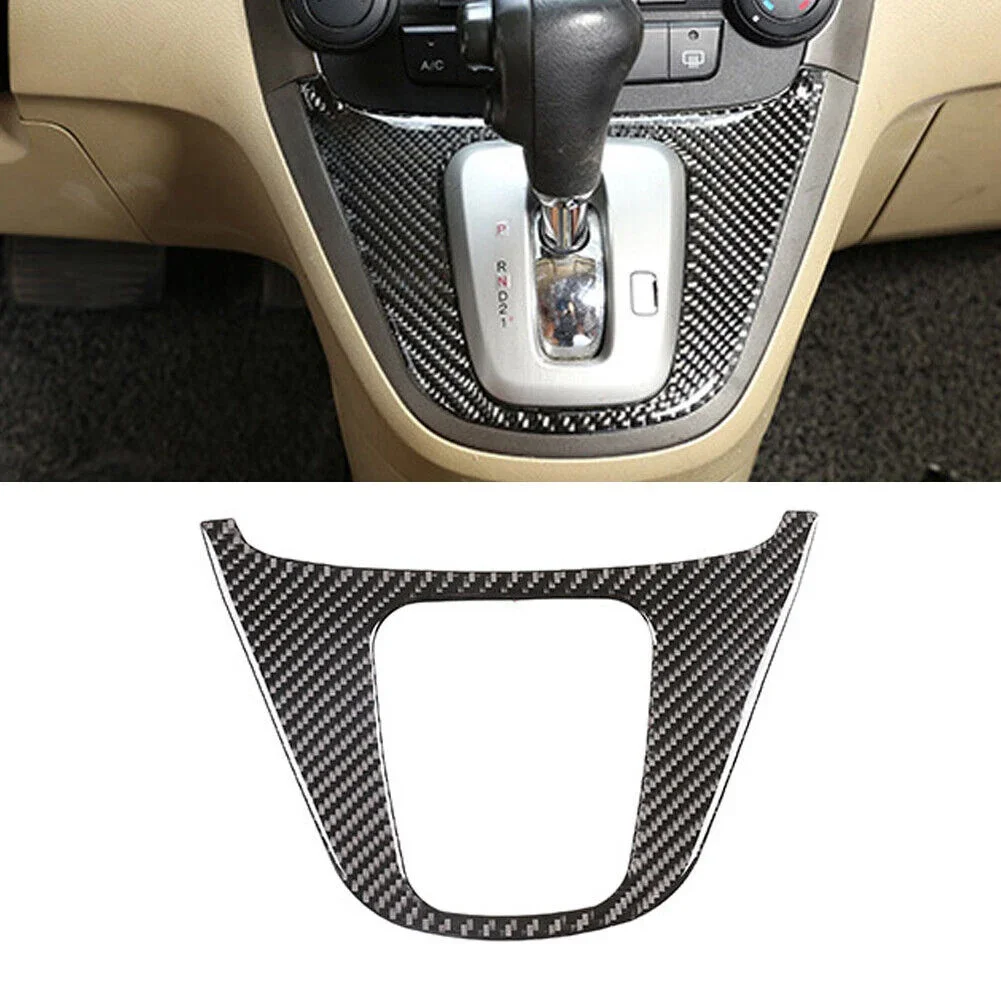 Stylish Carbon Fiber Interior Full Set Kit Cover Trim for Honda For CRV 07 11 Long lasting Effortless Installation