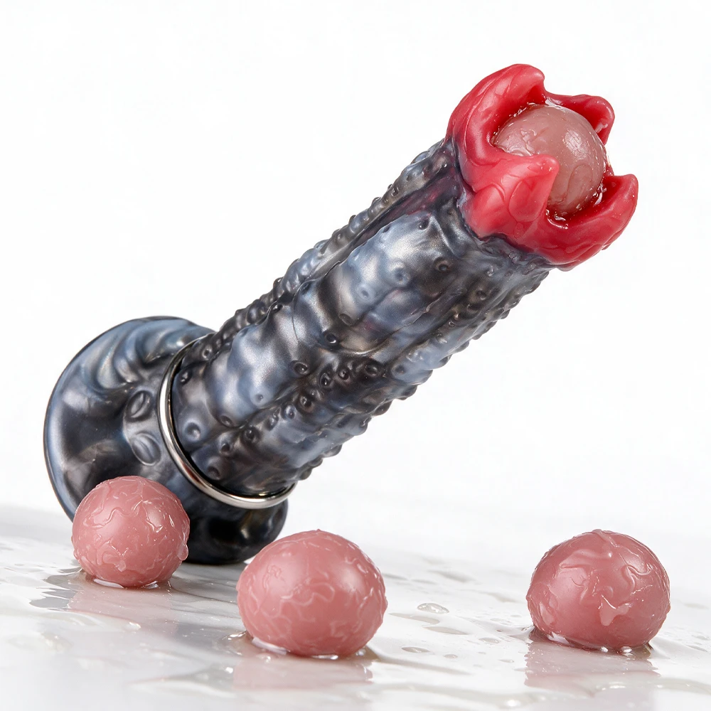 YOCY Fantasy Monster Dildo Anal Sex Toys Ovipositor Dildo Buttplug Vaginal Masturbation Lay Eggs Adult Sex Toy For Men Women