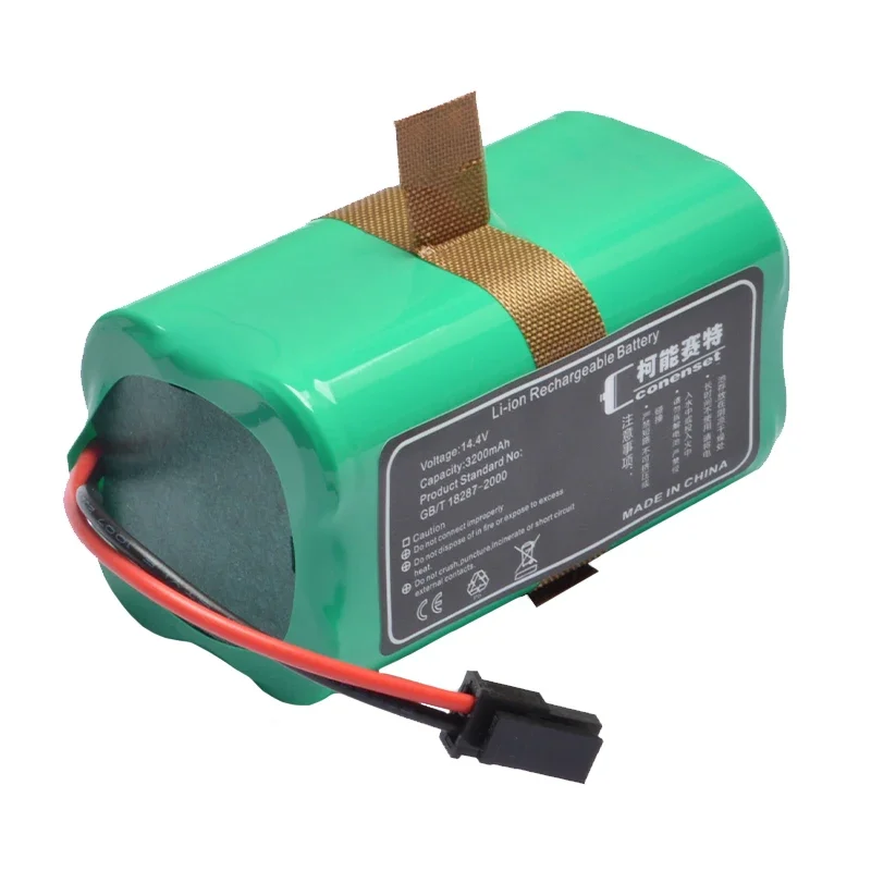 14.4 فولت 3200 مللي أمبير استبدال البطارية ل Coredy R750-2200pa G800 G850 روبوت مكنسة كهربائية أجزاء الملحقات
