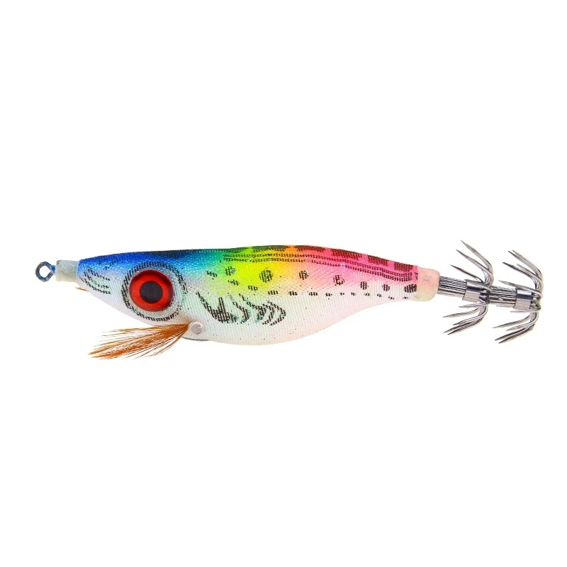 Señuelo camarón luminoso ojos grandes – Madera para calamares y pulpos - imagen 5