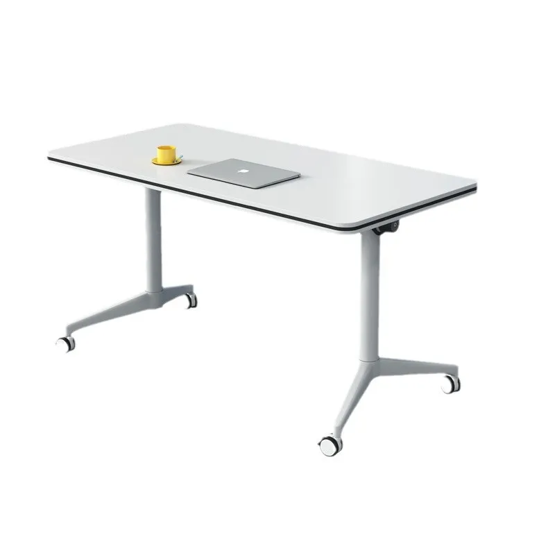 

Folding conference table Movable training table Modern educational institution Single study desk Simple long