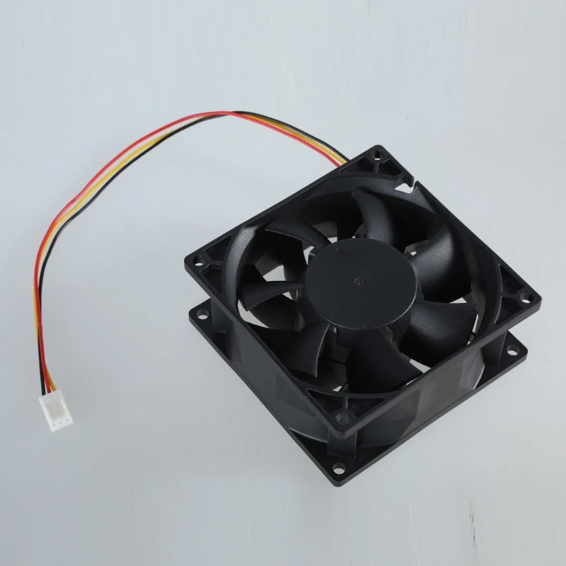 24V Cooling Fan 9x9cm With Temperature Alert for Server Cooling Quiet Operate