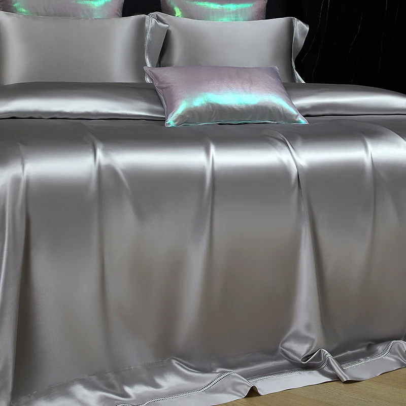 

Premium 2025 Silk Blanket Cover Pure Mulberry Silk 100% 40 Momme High Sateen King Bed