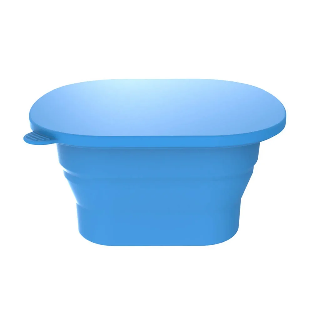 Square Ice Cube Tray Made from Extra Large Silicone Foldable and Flexible for Easy Release Blue Green Gray Olive