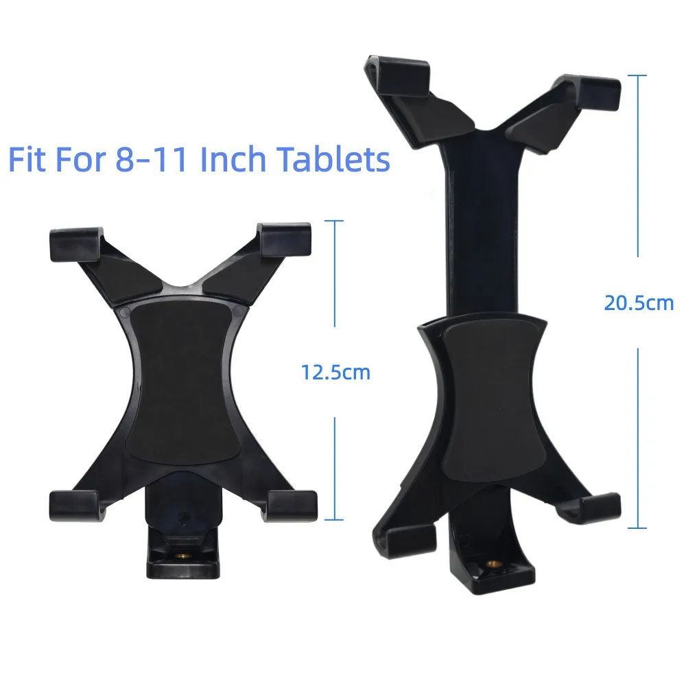 Tablet Tripod Mount Clamp Universal With 1/4