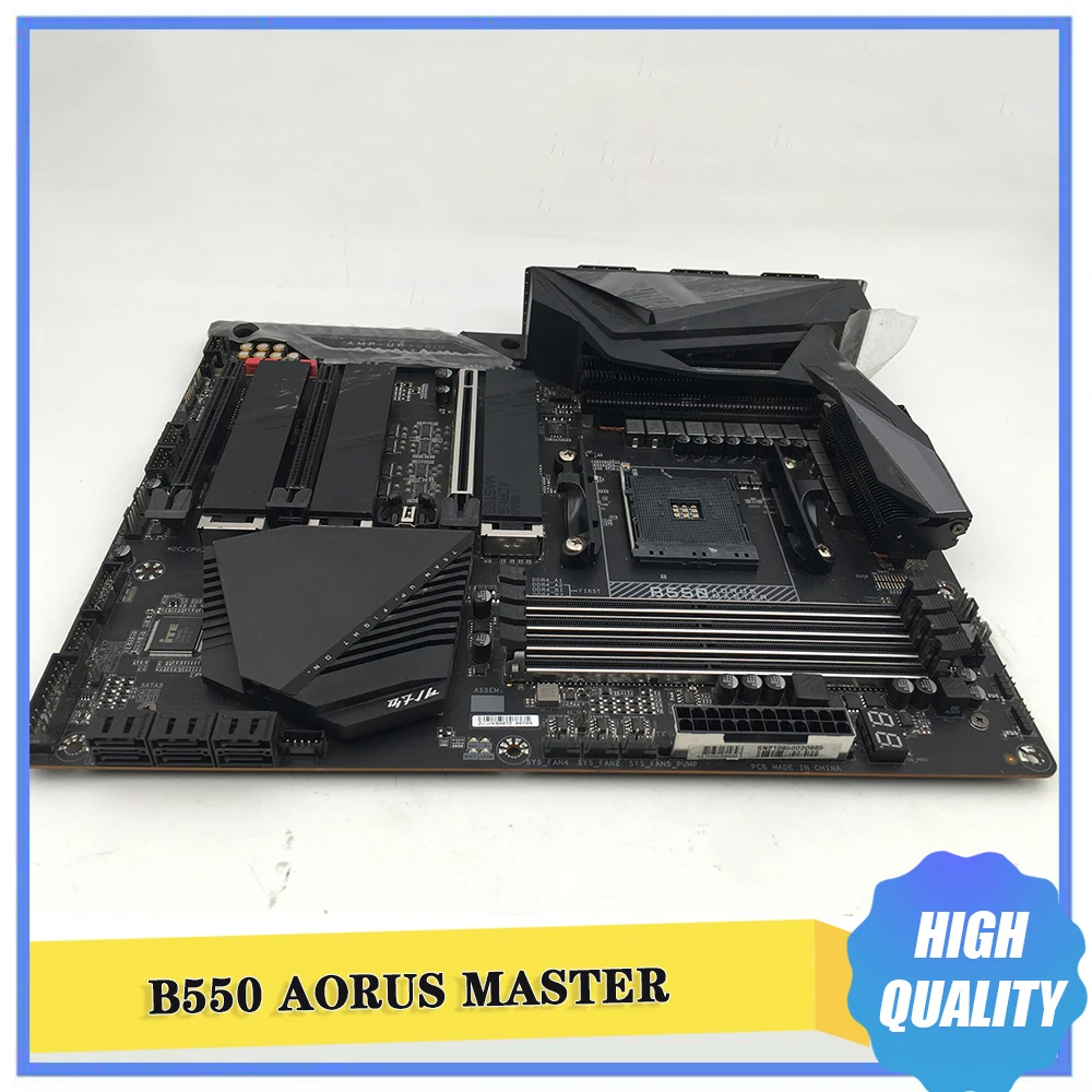 B550 AORUS MASTER For Gigabyte Socket AM4 DDR4 128GB PCI-E 4.0 ATX Desktop Motherboard