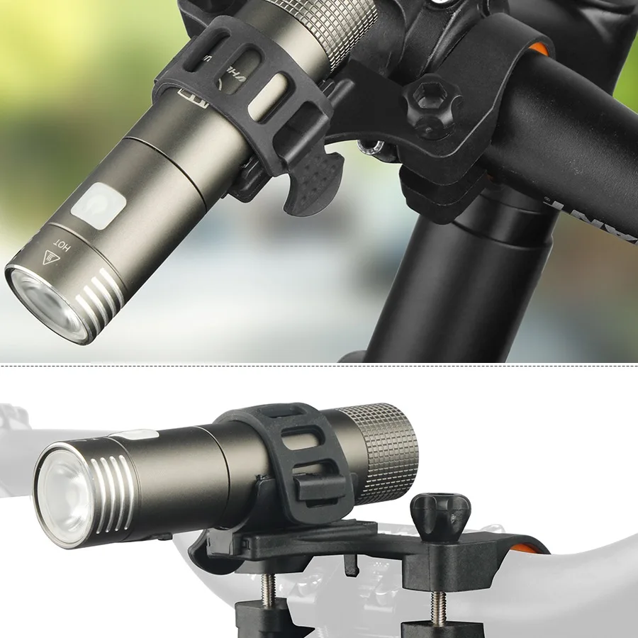 Einstellbare Fahrrad Licht Halterung Taschenlampe Halterung Rutschfeste für MTB Fahrrad Licht Taschenlampe Clip Halterung Radfahren Zubehör