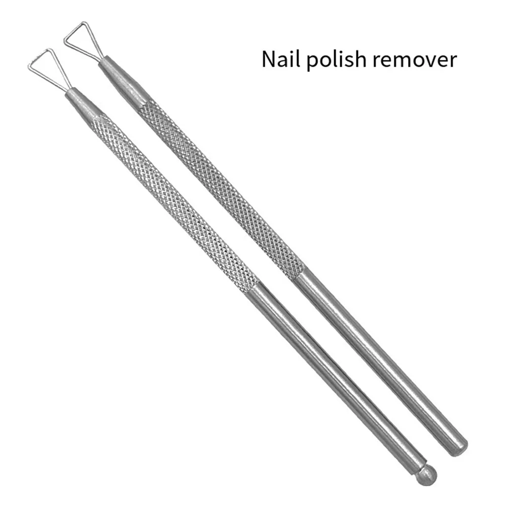 

Stainless Steel Manicure Nail Tools Unloading A Planer Oil Glue Dead Skin Push Nail Polish Armor Remove Cuticle Pusher Tool