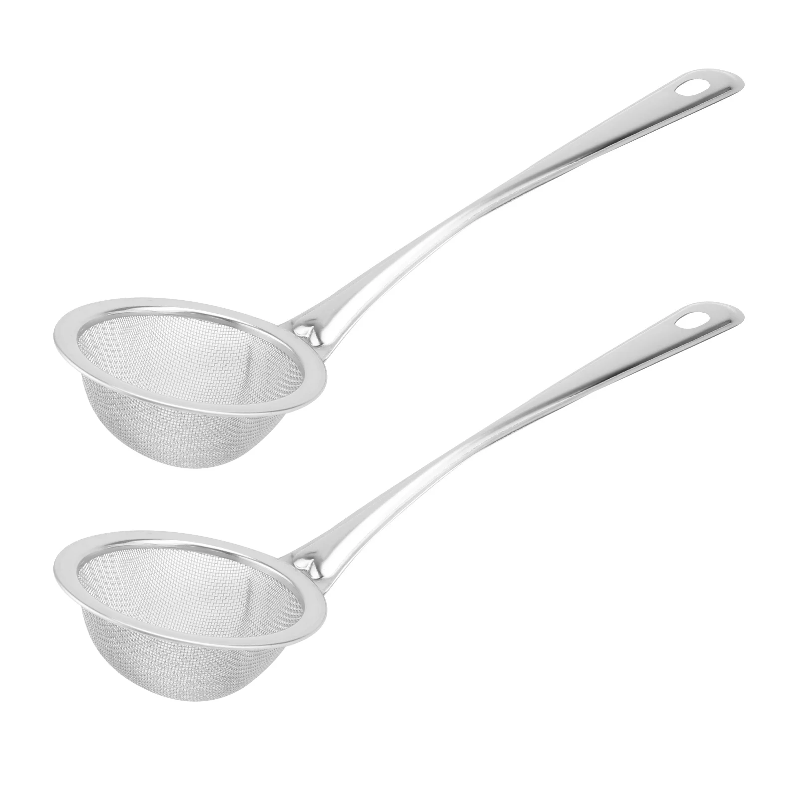 

2Pcs Flour Sieves Stainless Steel Sifter Kitchen Sifting Tools Fine Mesh Strainer for Baking Cooking and Filter