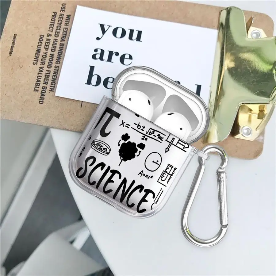 

Case For Airpods 4 Pro Pro3 1 Pro2 3 2 Clear Earphone Cases Cover Scientific Calculation