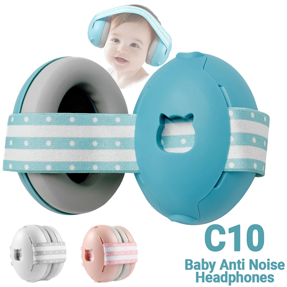 Baby Noise Cancelling Headphones for Baby 0-36 Months Soundproof Ear Muffs for Baby Ear Protection Helps Sleep