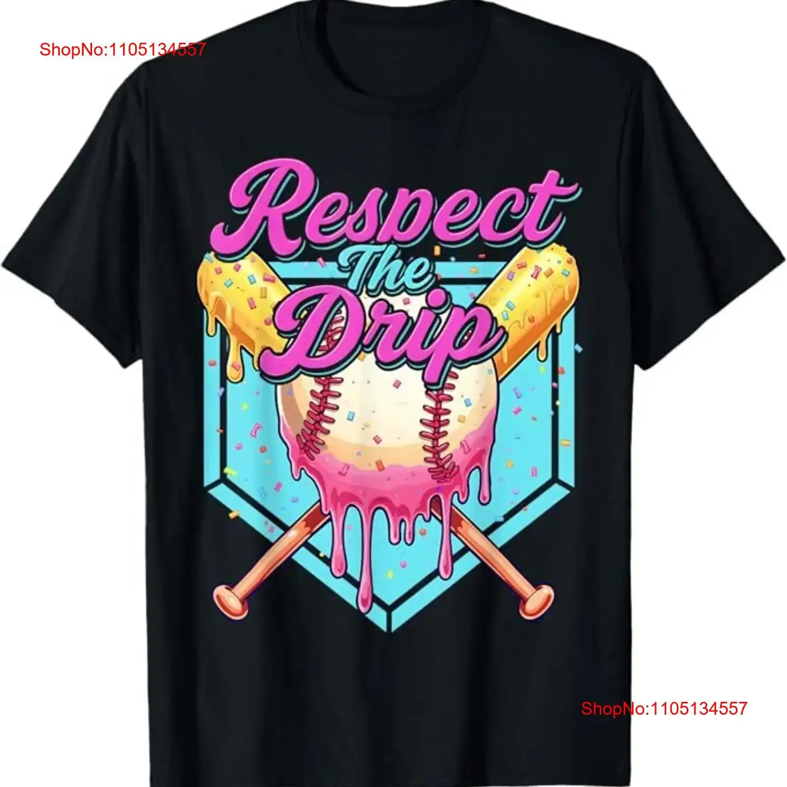 Baseball Drip Boys Home Plate Sports pour jeunes Respect The T Shirt vintage lavé unisexe décontracté doux respirant mode élégant