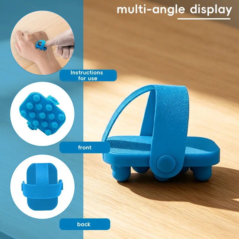 Portable Ergonomic Plastic Thumb Massager Thumb Massager Plastic Ergonomic Design for Thumb Joint Relief For Office Travel