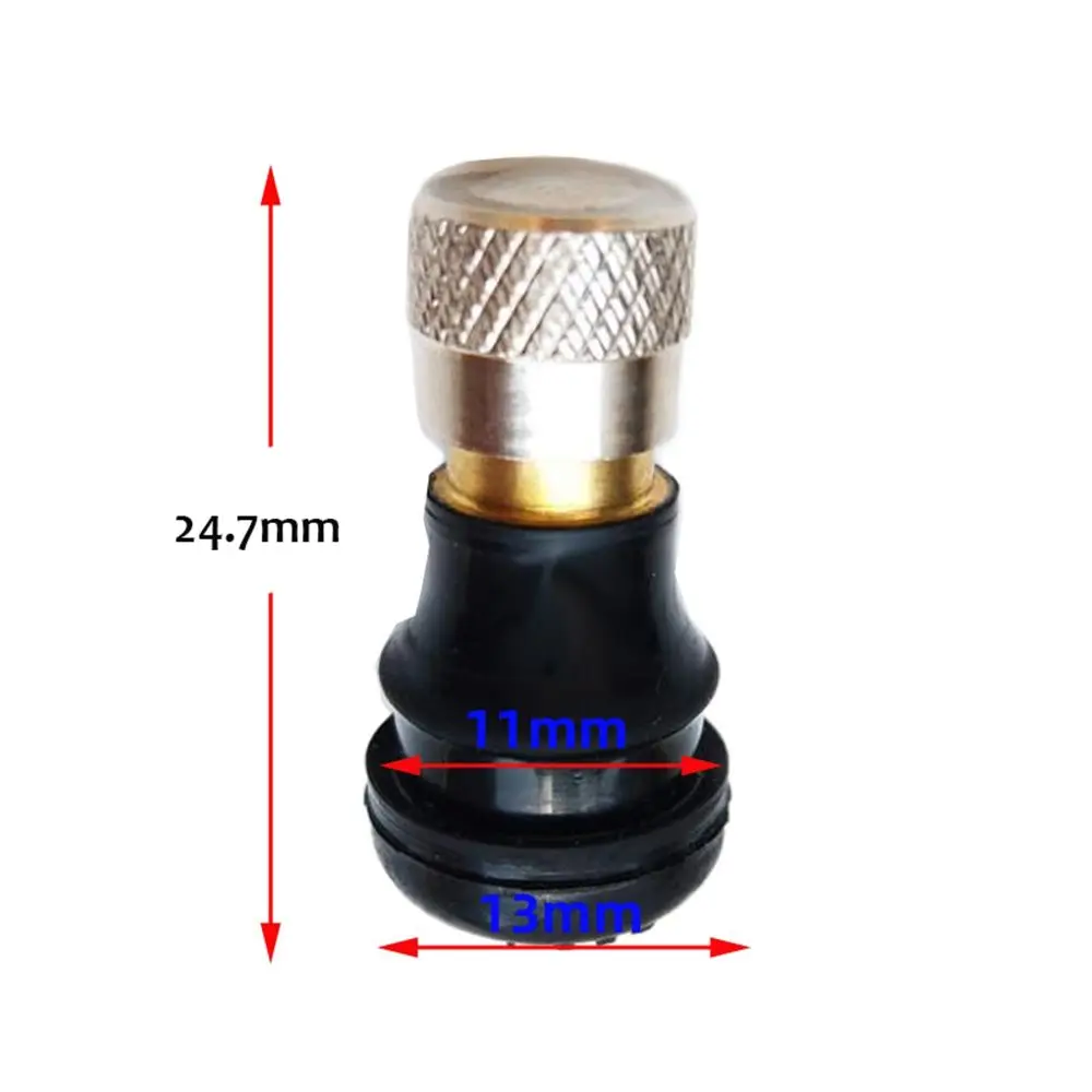 12.5*24.7mm accessori di alta qualità Outdoor Scooter elettrico Scooter elettrico Tubeless pneumatico ruota valvole del Gas valvola del vuoto