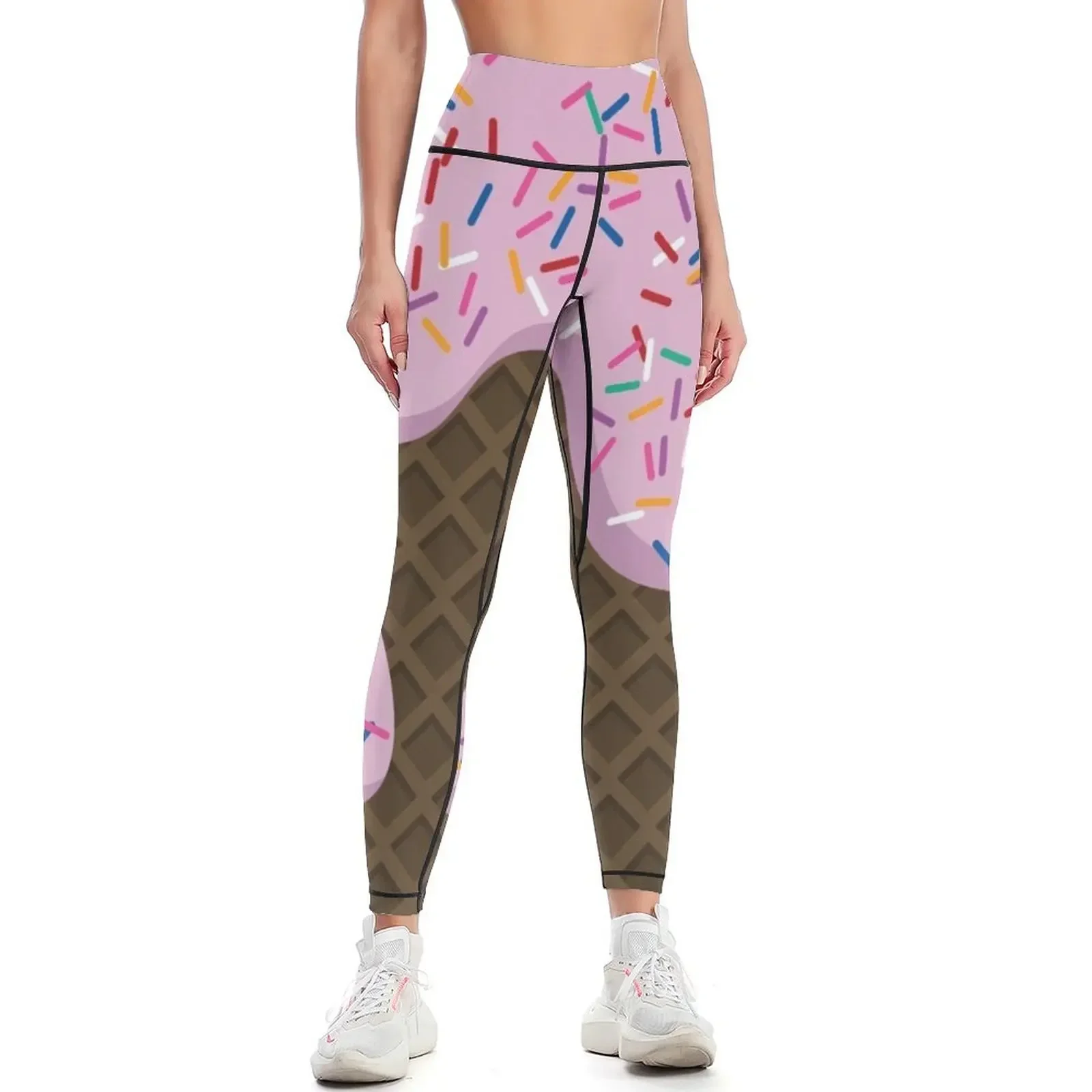 

Here's the Scoop...with Sprinkles! Leggings Sportswear woman gym Fitness's gym clothes active wear Pants sport Womens Leggings