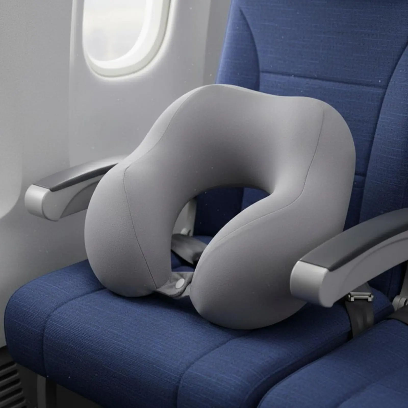 

U-Shaped Neck Pillow Portable Travel Neck Pillow Ergonomic Design Breathable for Travelers